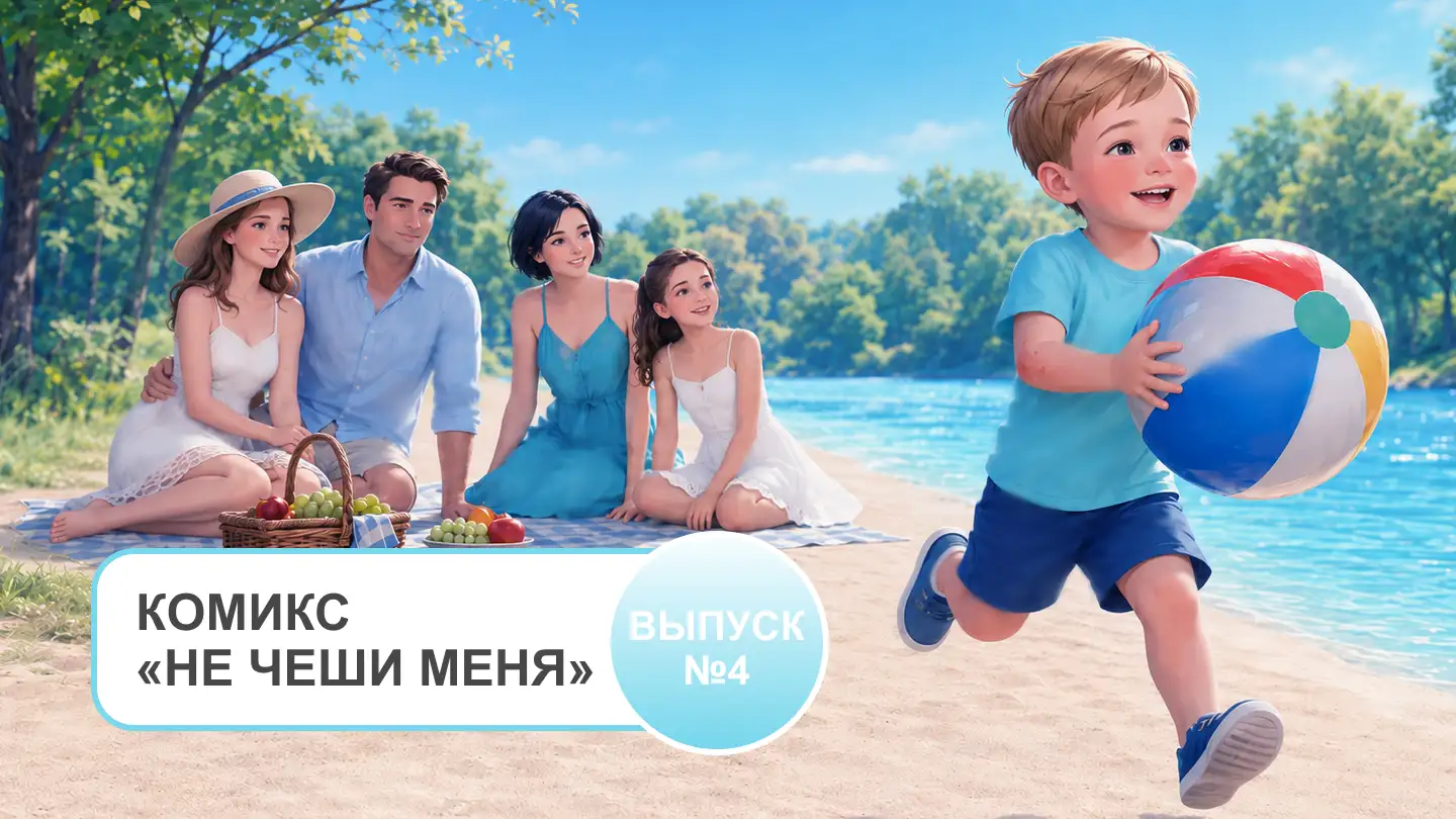 Комикс «Не чеши меня» Выпуск 4: Летние триггеры атопического дерматита Адмера Медзнат