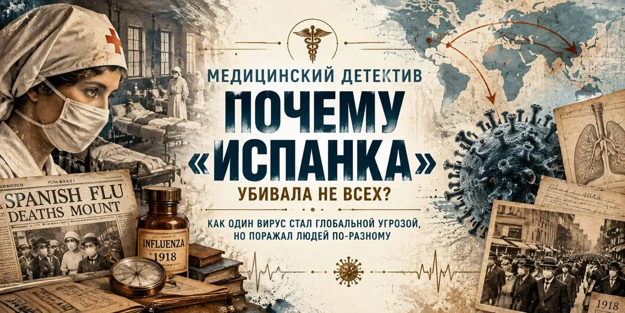 Медицинский детектив: почему «испанка» убивала не всех?